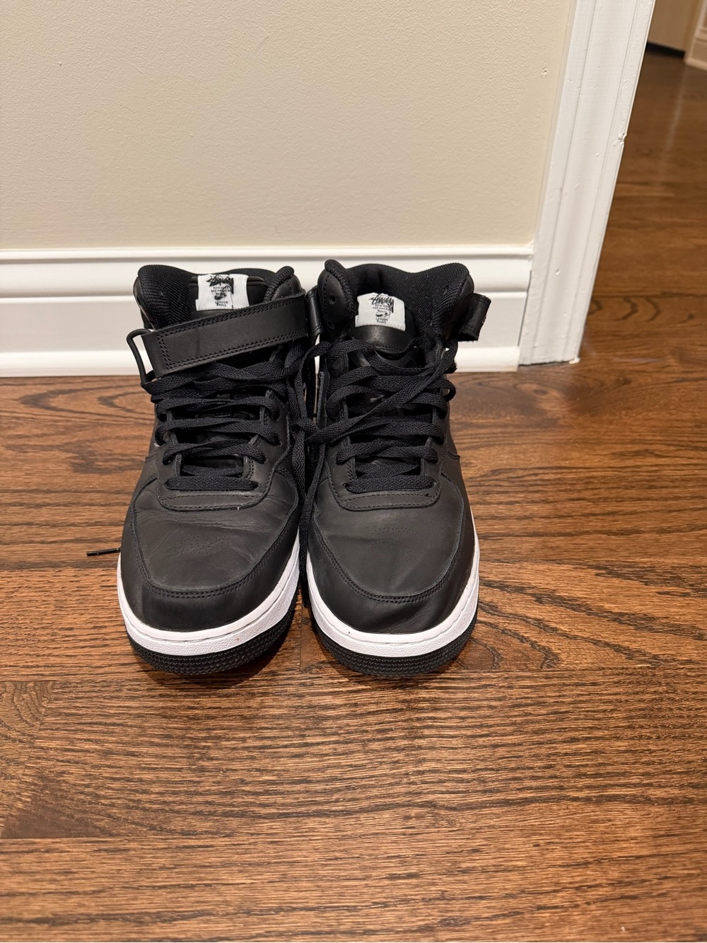 Nike x Stussy Air Force 1 Mid Black Men’s Size 10